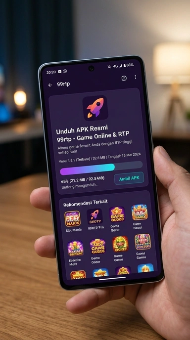 Tampilan halaman APK 99rtp