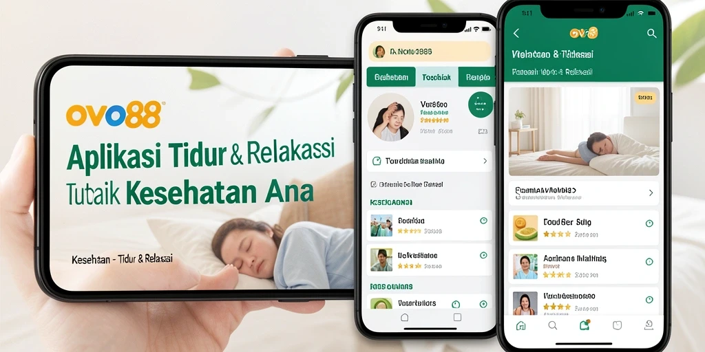 Tampilan antarmuka OVO88 yang sederhana dan menenangkan.